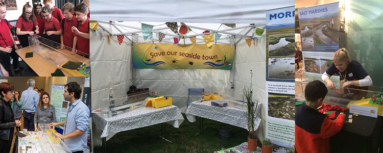 Outreach stand at a festival